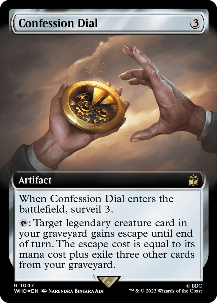 Confession Dial (Extended Art) (Surge Foil) [Doctor Who] | Gear Gaming Fayetteville