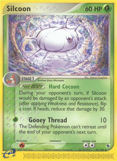 Silcoon (43/109) [EX: Ruby & Sapphire] | Gear Gaming Fayetteville