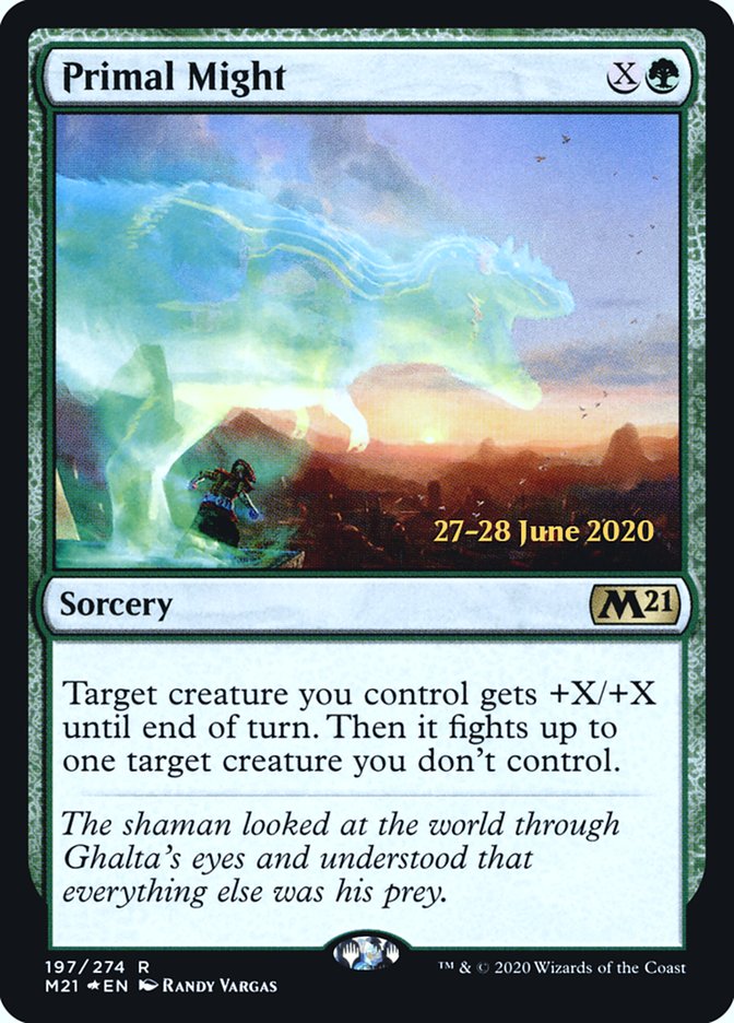 Primal Might [Core Set 2021 Prerelease Promos] | Gear Gaming Fayetteville