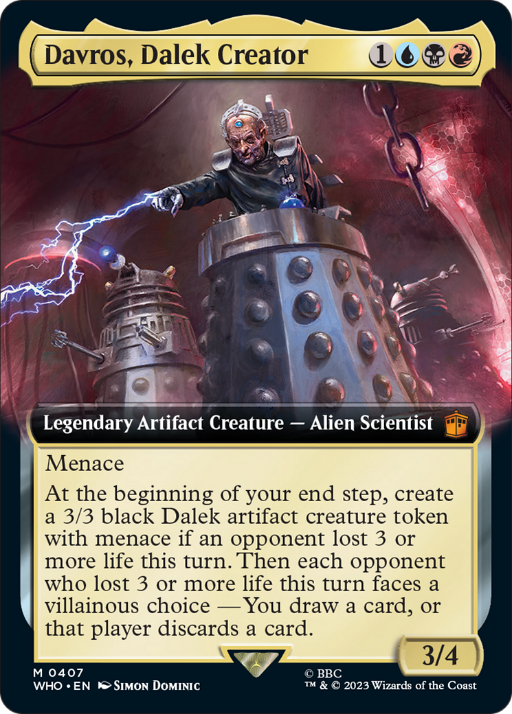 Davros, Dalek Creator (Extended Art) [Doctor Who] | Gear Gaming Fayetteville