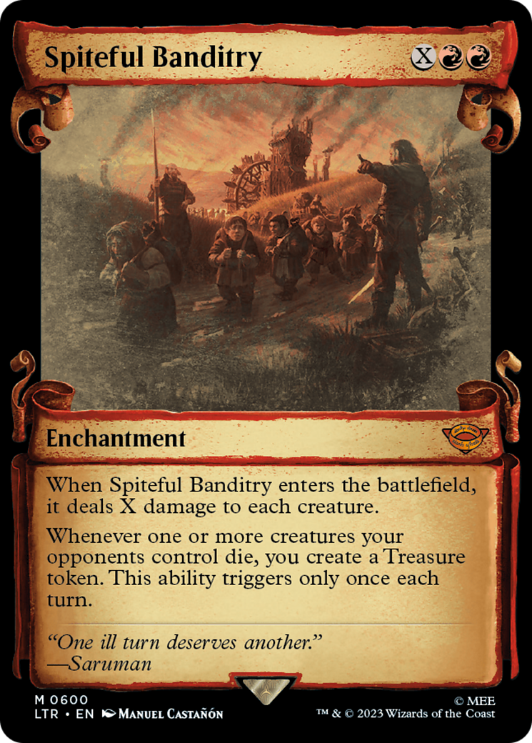 Spiteful Banditry [The Lord of the Rings: Tales of Middle-Earth Showcase Scrolls] | Gear Gaming Fayetteville