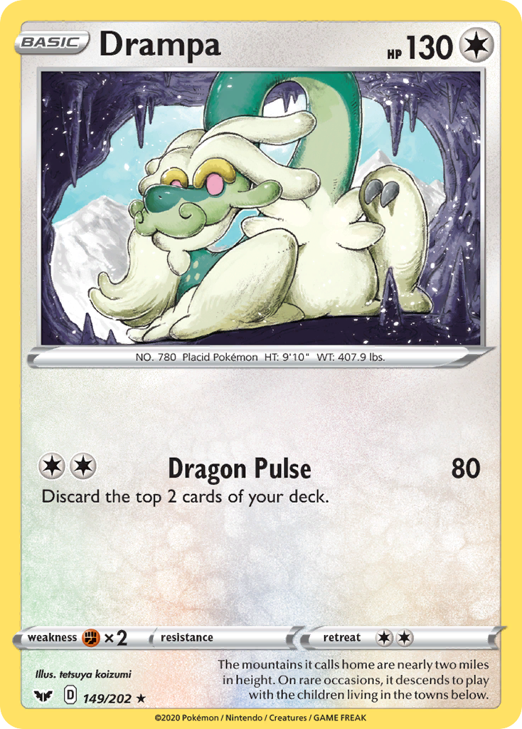 Drampa (149/202) [Sword & Shield: Base Set] | Gear Gaming Fayetteville