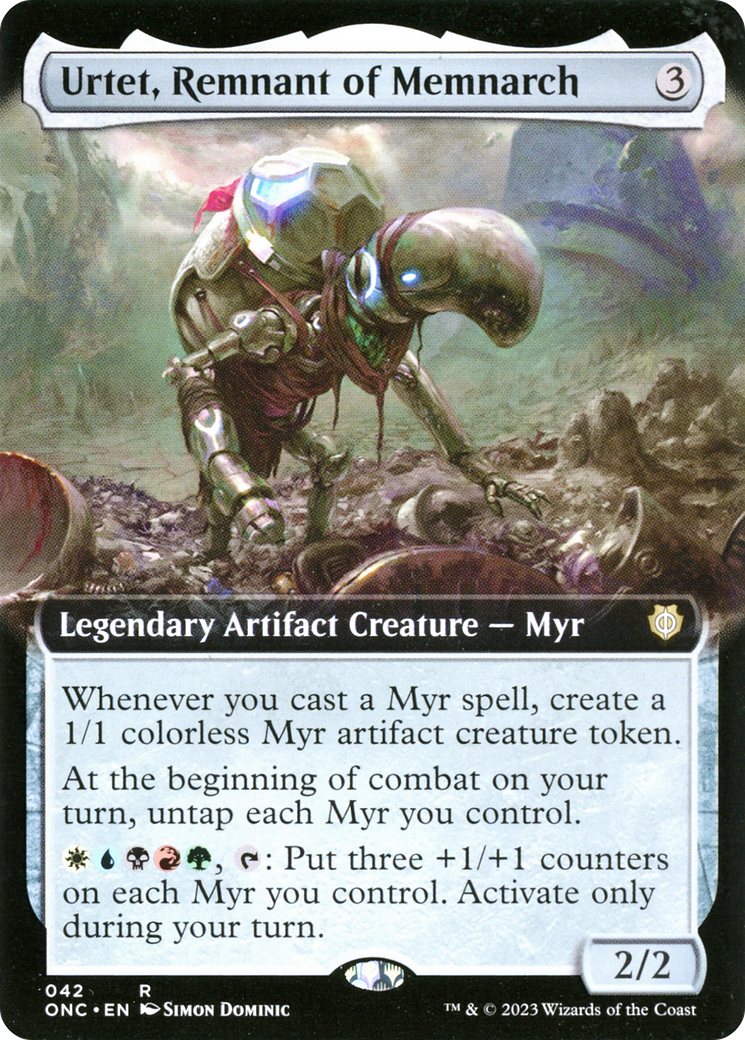 Urtet, Remnant of Memnarch (Extended Art) [Phyrexia: All Will Be One Commander] | Gear Gaming Fayetteville