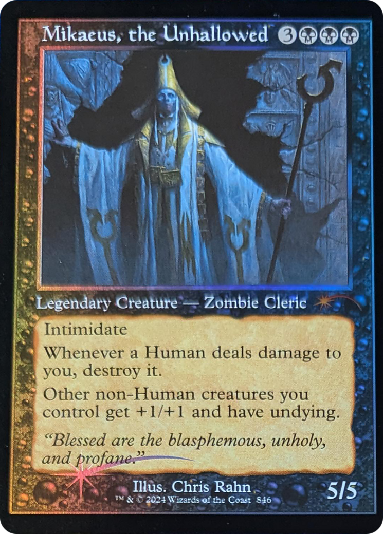 Mikaeus, the Unhallowed (Retro Frame) [Secret Lair Drop Series] | Gear Gaming Fayetteville