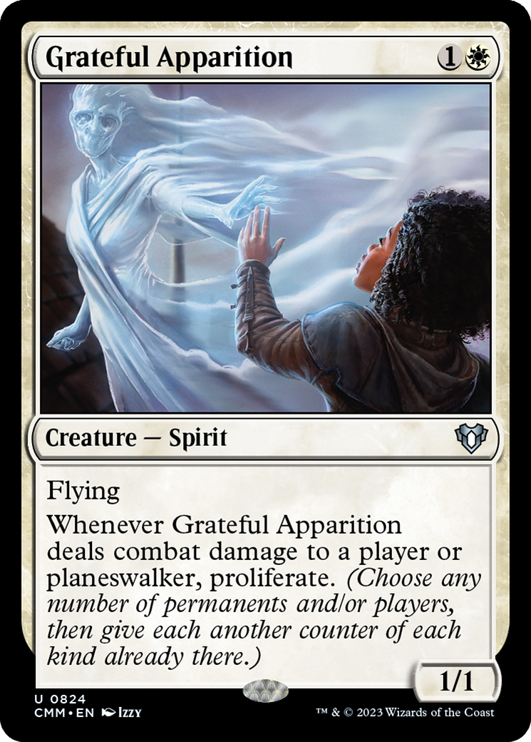 Grateful Apparition [Commander Masters] | Gear Gaming Fayetteville