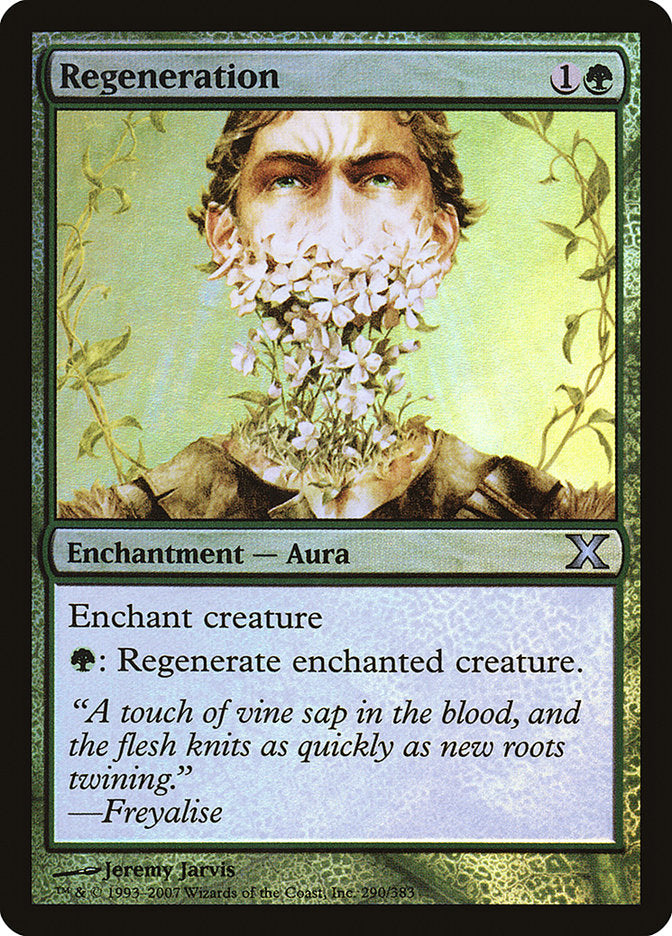 Regeneration (Premium Foil) [Tenth Edition] | Gear Gaming Fayetteville