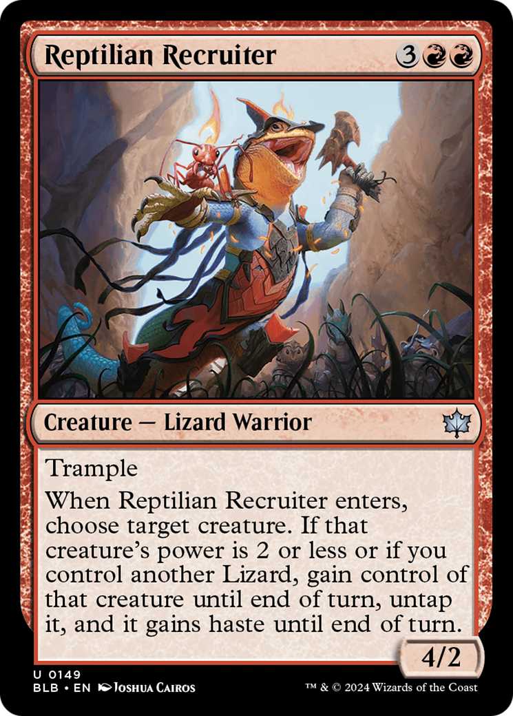 Reptilian Recruiter [Bloomburrow] | Gear Gaming Fayetteville