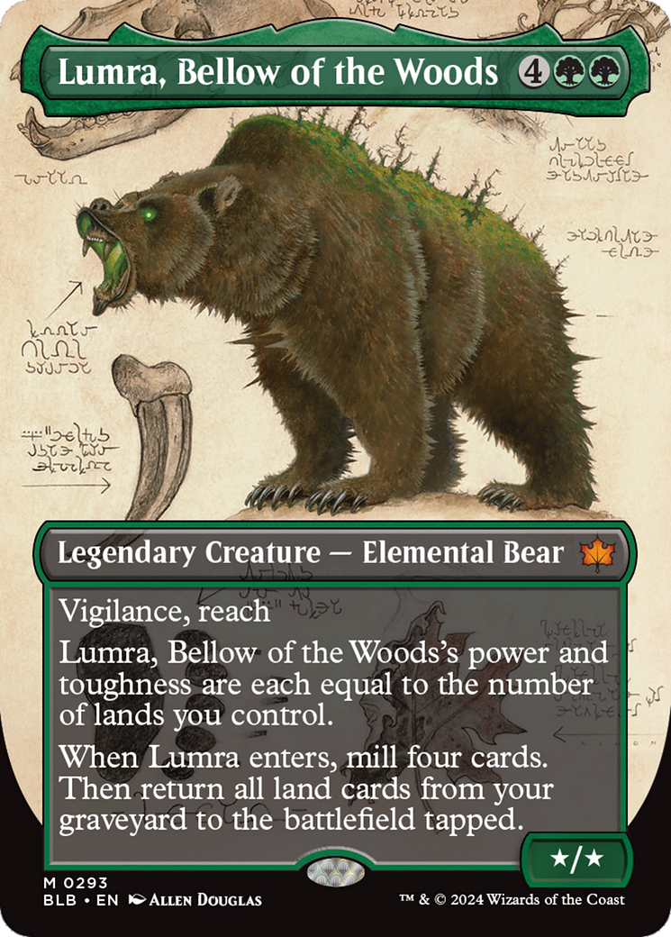 Lumra, Bellow of the Woods (Borderless) (0293) [Bloomburrow] | Gear Gaming Fayetteville