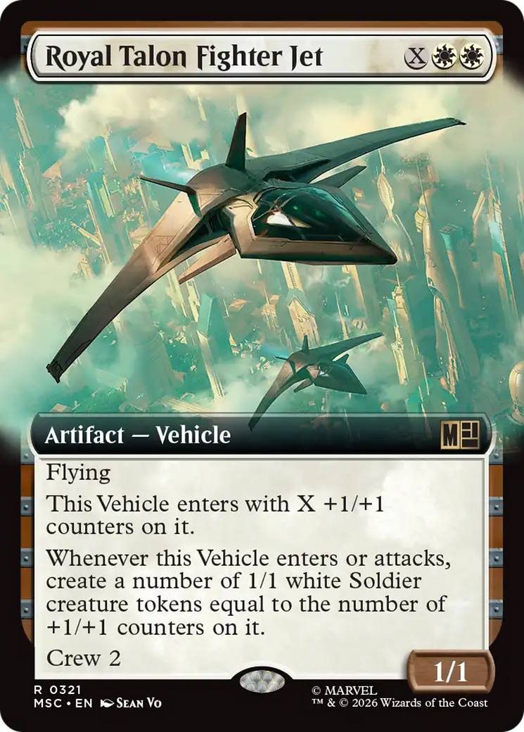 Royal Talon Fighter Jet (Extended Art) [Marvel Super Heroes Commander] | Gear Gaming Fayetteville