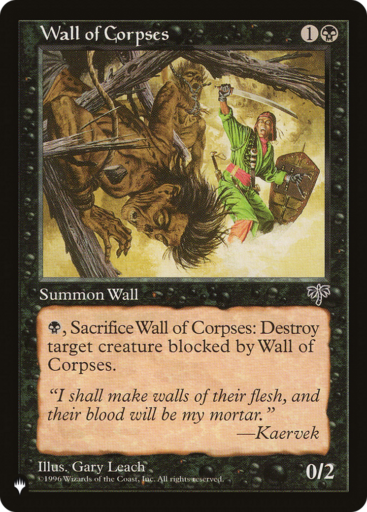 Wall of Corpses [The List Reprints] | Gear Gaming Fayetteville