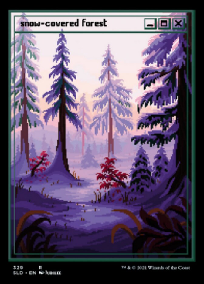 Snow-Covered Forest (Foil Etched) [Secret Lair Drop Series] | Gear Gaming Fayetteville