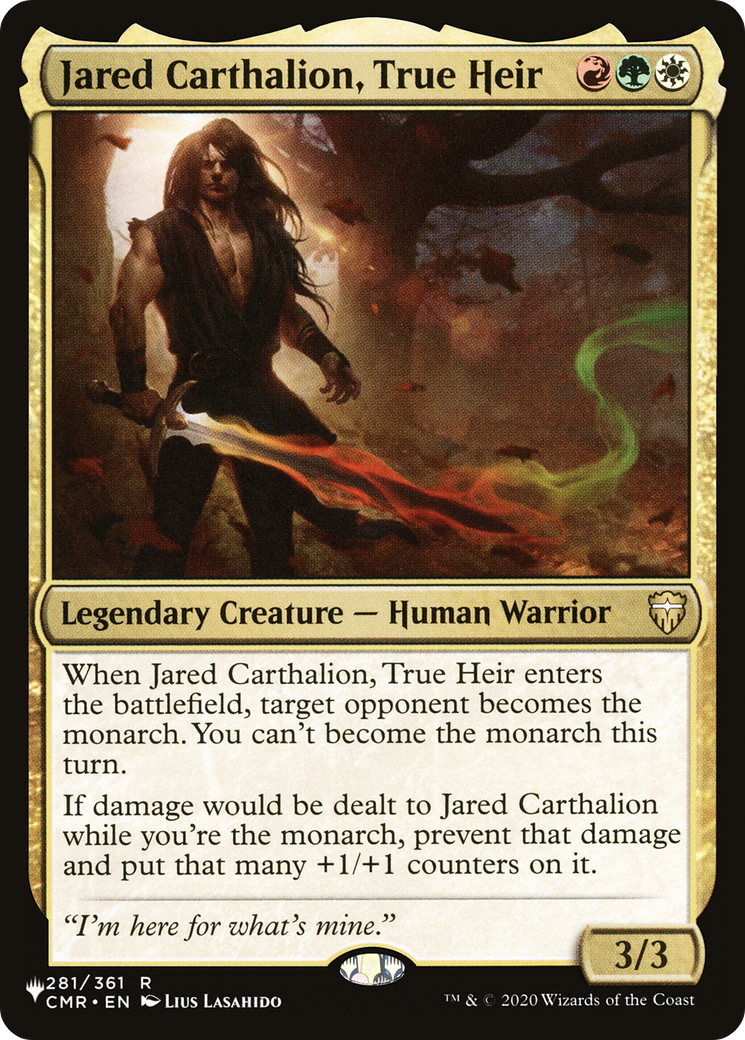 Jared Carthalion, True Heir [The List] | Gear Gaming Fayetteville