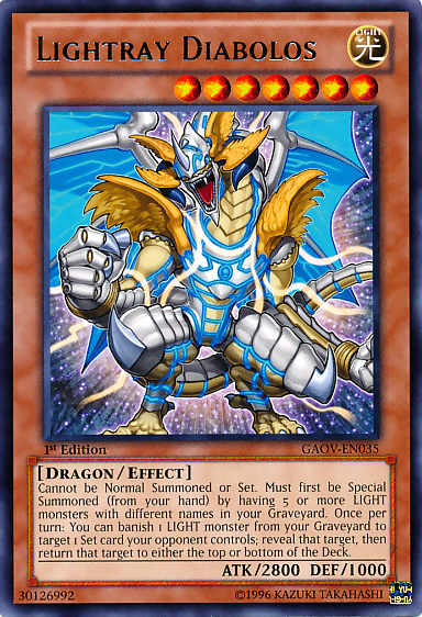 Lightray Diabolos [GAOV-EN035] Rare | Gear Gaming Fayetteville