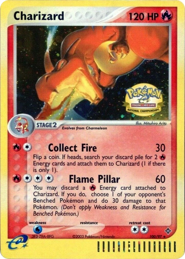 Charizard (100/097) (National Championships) [League & Championship Cards] | Gear Gaming Fayetteville