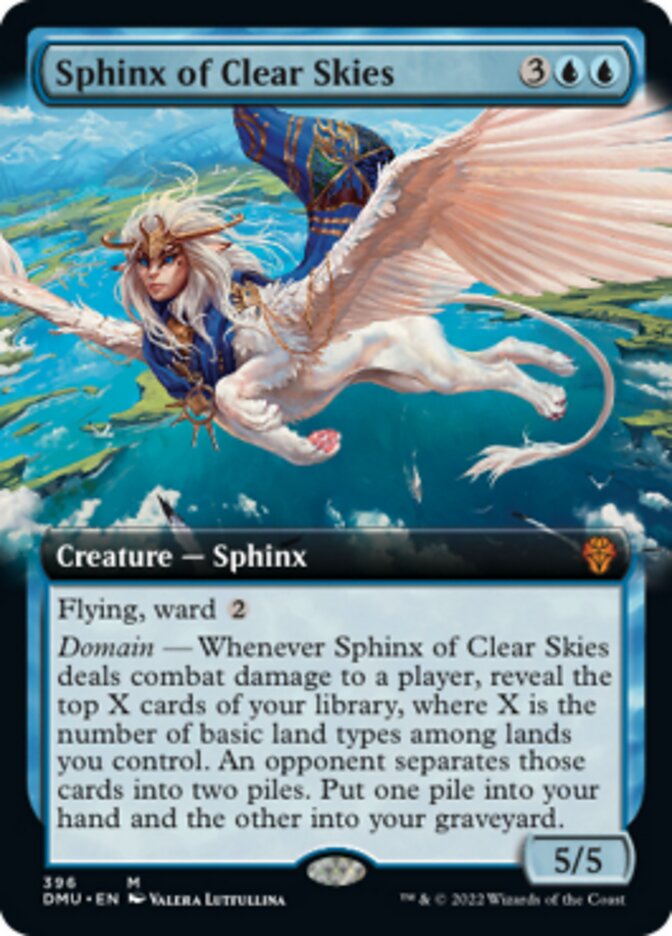 Sphinx of Clear Skies (Extended Art) [Dominaria United] | Gear Gaming Fayetteville