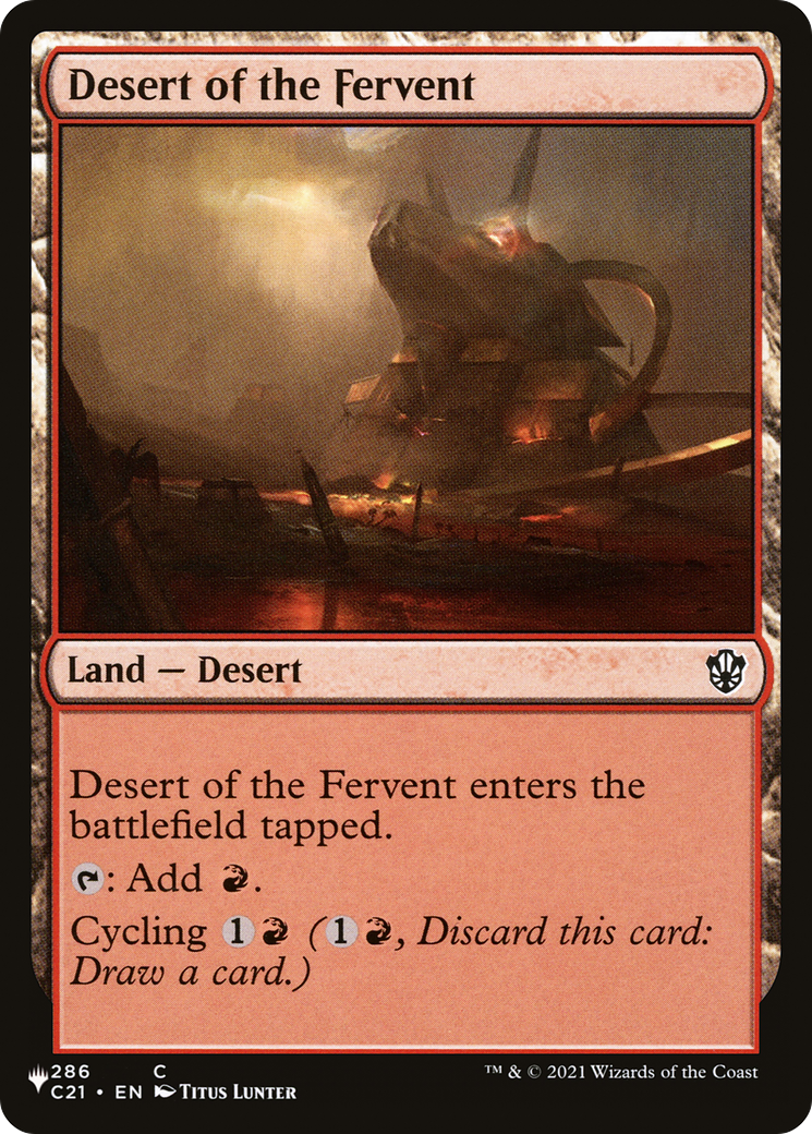 Desert of the Fervent [The List Reprints] | Gear Gaming Fayetteville