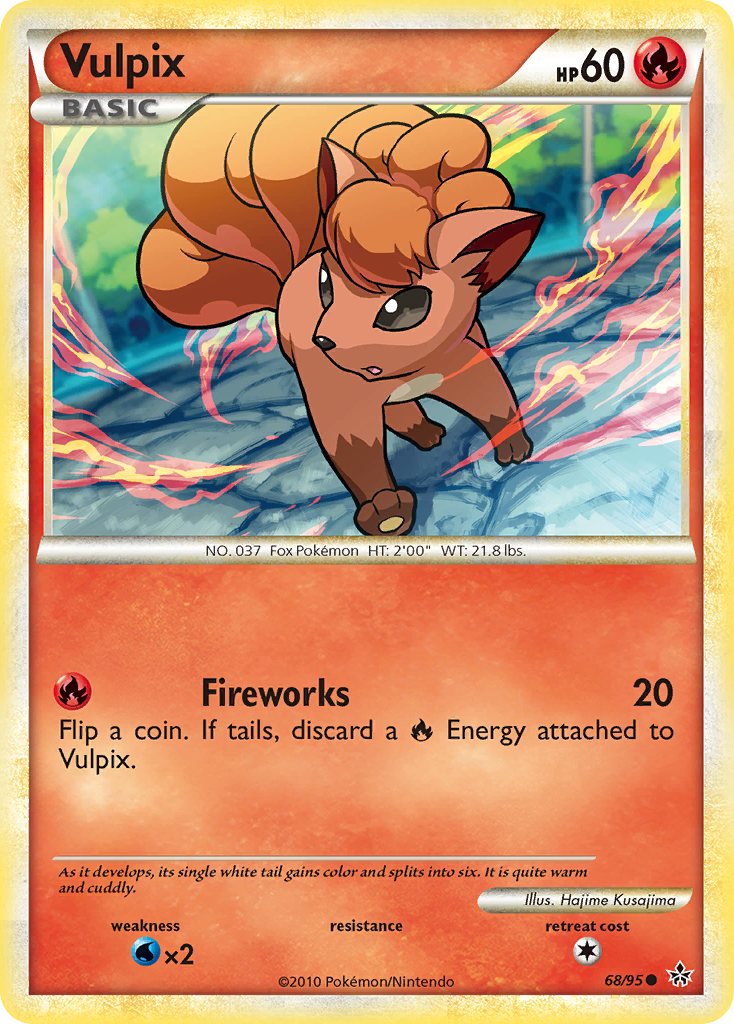 Vulpix (68/95) [HeartGold & SoulSilver: Unleashed] | Gear Gaming Fayetteville