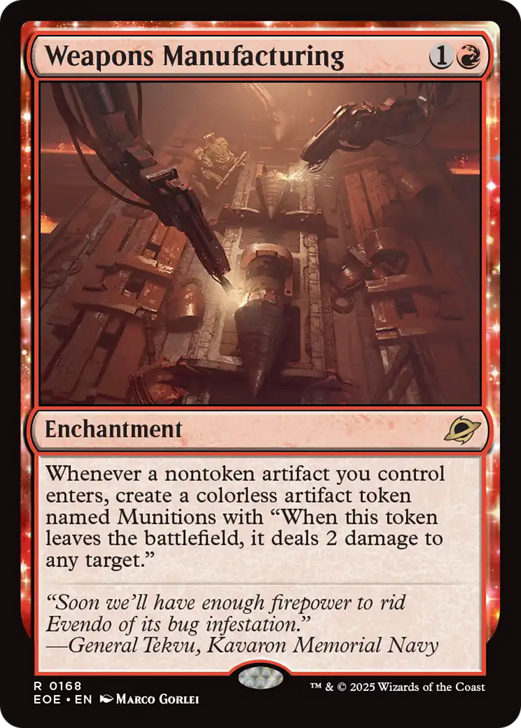 Weapons Manufacturing [Edge of Eternities] | Gear Gaming Fayetteville