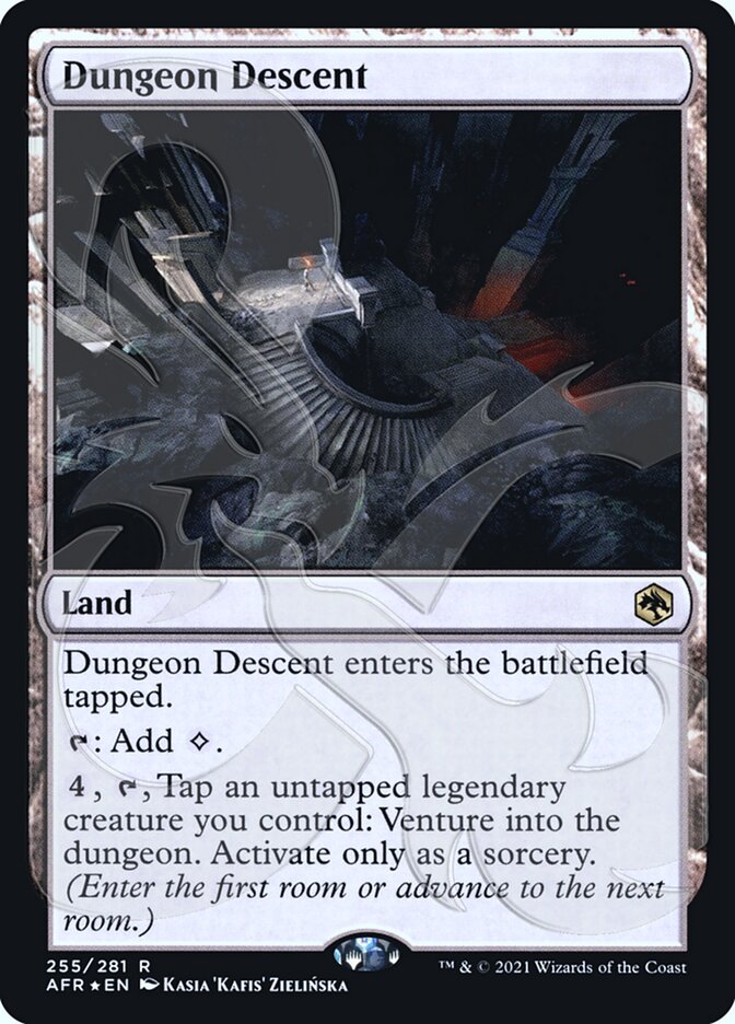 Dungeon Descent (Ampersand Promo) [Dungeons & Dragons: Adventures in the Forgotten Realms Promos] | Gear Gaming Fayetteville