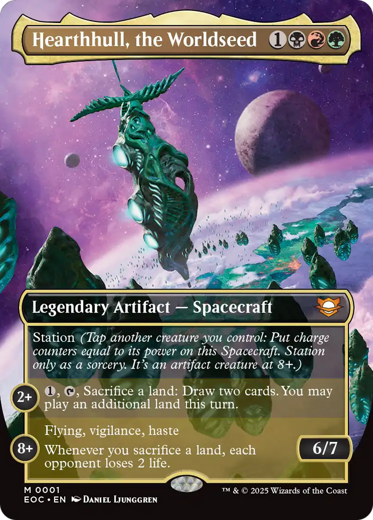Hearthhull, the Worldseed (Borderless) [Edge of Eternities Commander] | Gear Gaming Fayetteville
