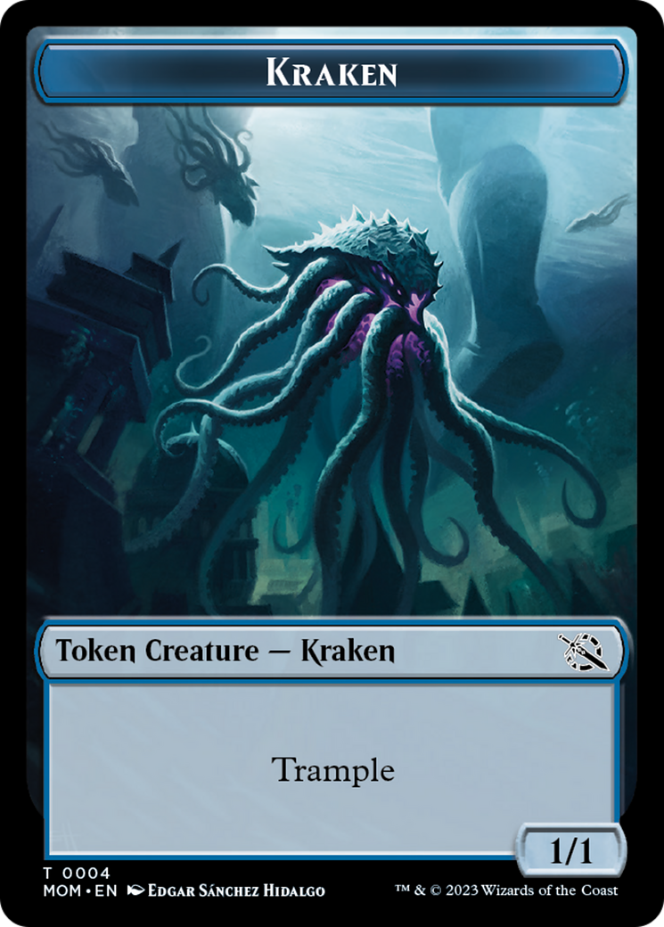 Treasure (20) // Kraken Double-Sided Token [March of the Machine Tokens] | Gear Gaming Fayetteville