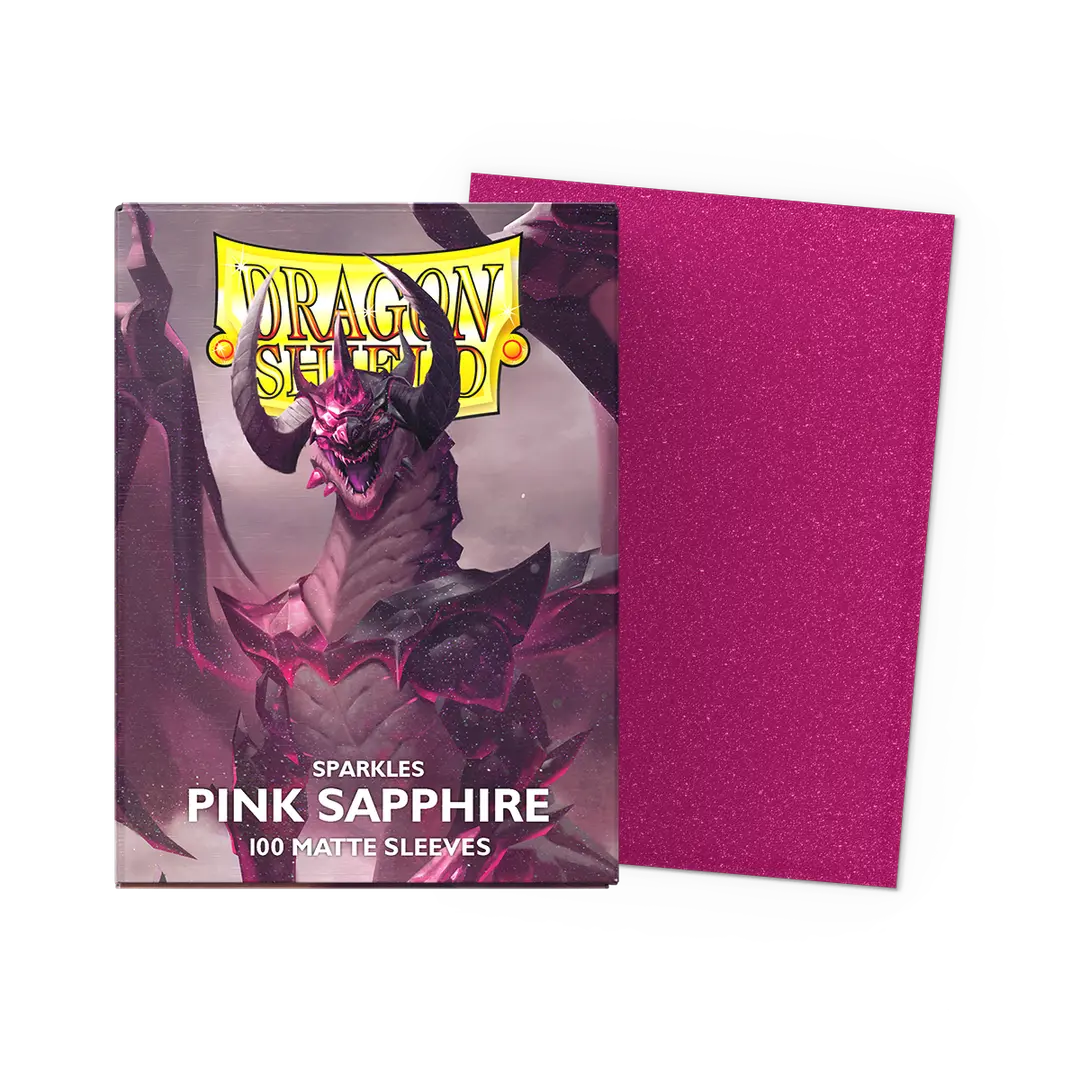 Standard Dragon Shield Matte Sleeves – Pink Sapphire (100ct) | Gear Gaming Fayetteville