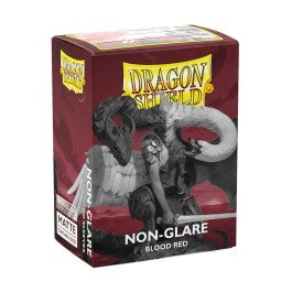 Dragon Shield Non-Glare (100ct) Blood Red | Gear Gaming Fayetteville