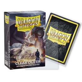 Dragon Shield Matte (100ct) Clear Outer | Gear Gaming Fayetteville