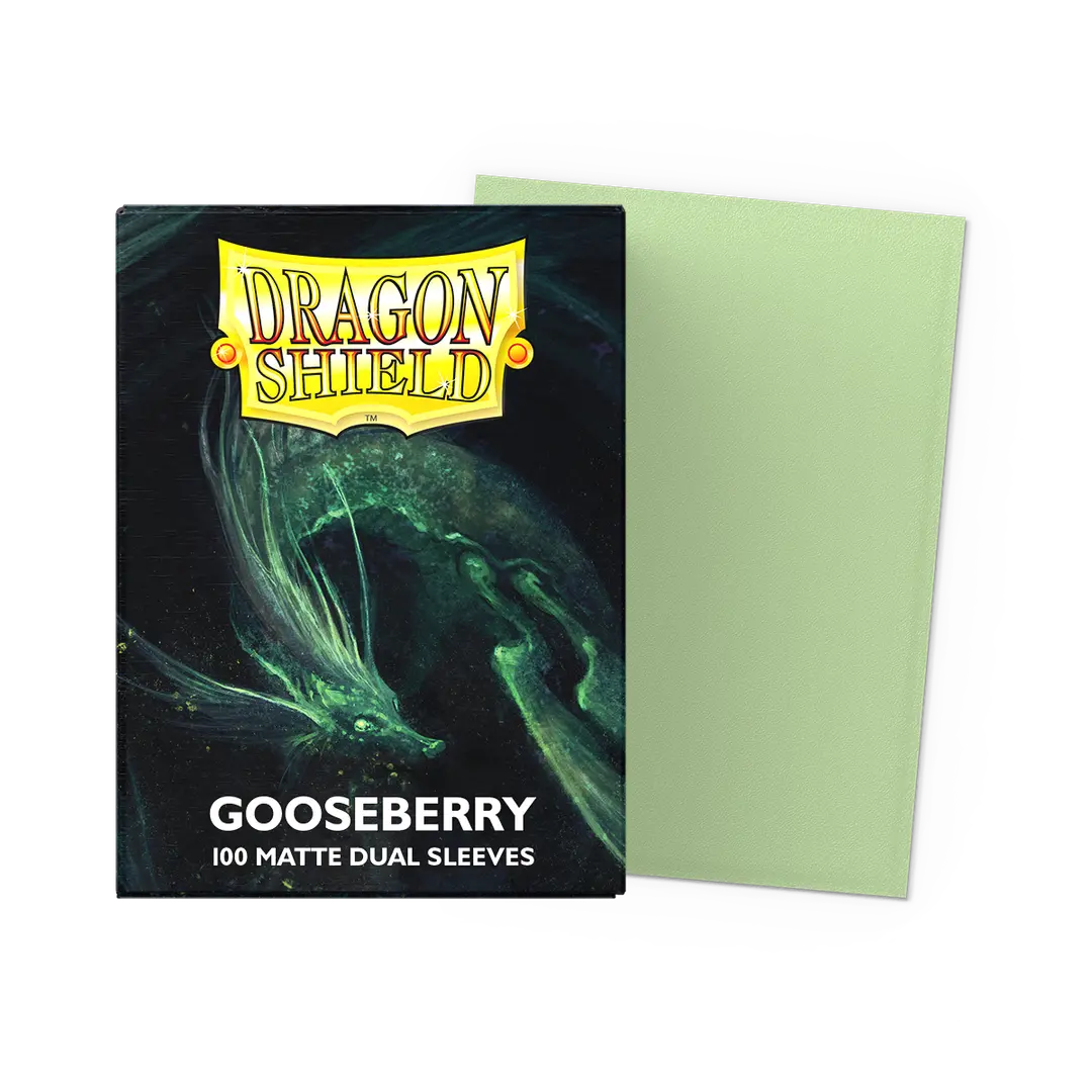 Dragon Shield Dual Matte (100ct) Gooseberry | Gear Gaming Fayetteville
