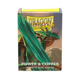 Standard Dragon Shield Dual Matte Sleeves – Power & Copper (100ct) | Gear Gaming Fayetteville