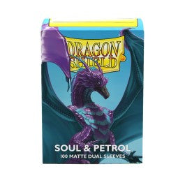 Standard Dragon Shield Dual Matte Sleeves – Soul & Petrol (100ct) | Gear Gaming Fayetteville