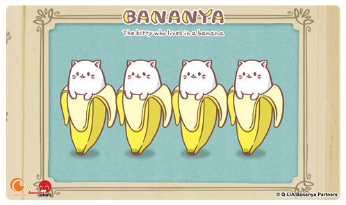 Officially Licensed Bananya Standard Playmat - Bananya Line | Gear Gaming Fayetteville