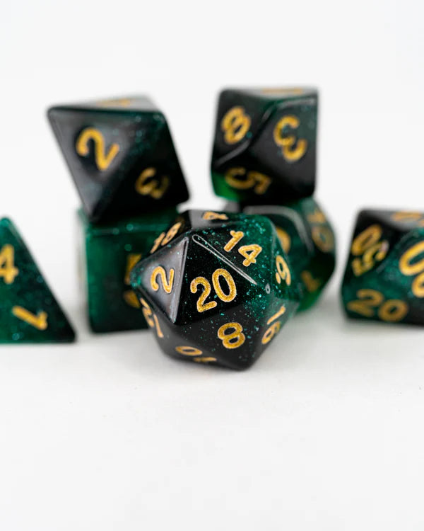 Sylvan Sky Acrylic Dice 7pc Set | Gear Gaming Fayetteville