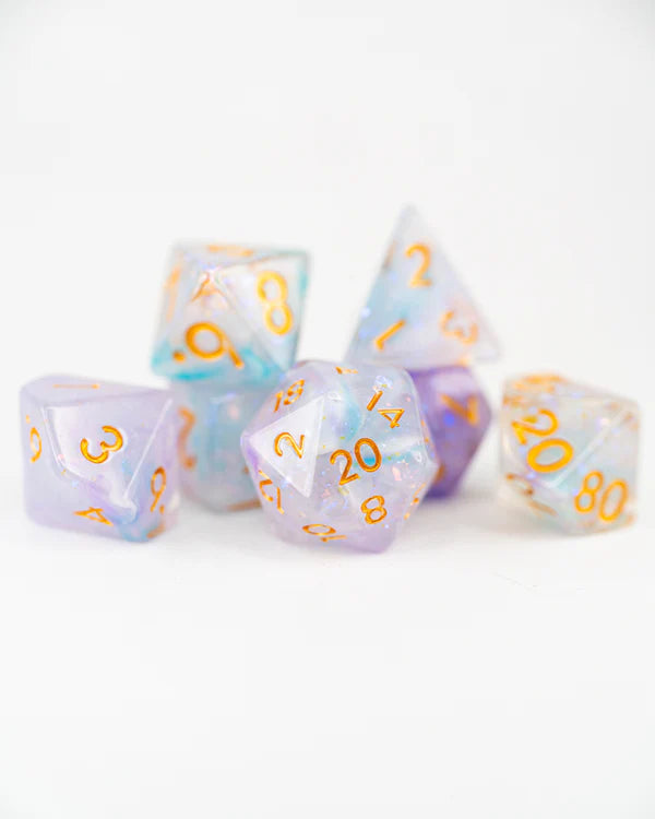 Wind Whisper Acrylic Dice 7pc Set | Gear Gaming Fayetteville