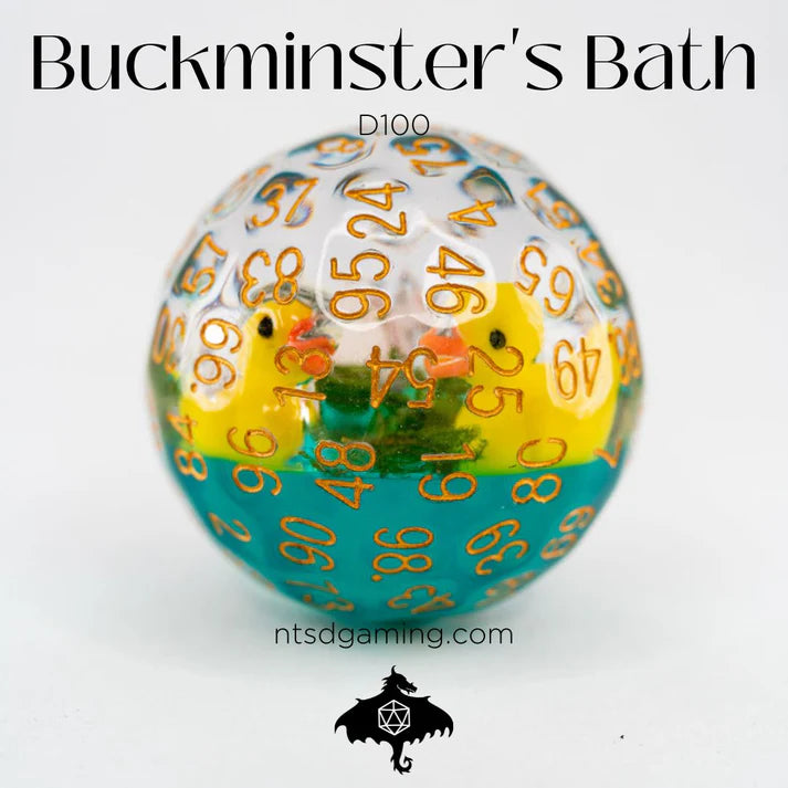 Buckminster's Bath | Acrylic | Individual d100 Percentile Dice | Gear Gaming Fayetteville