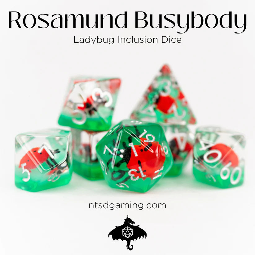 Ladybug Inclusion Dice 7pc Set | Gear Gaming Fayetteville