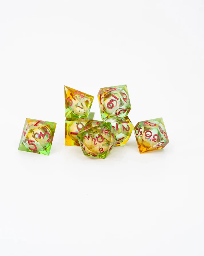 Titania's Favor | 7 Piece Liquid Core Dice Set | Gear Gaming Fayetteville