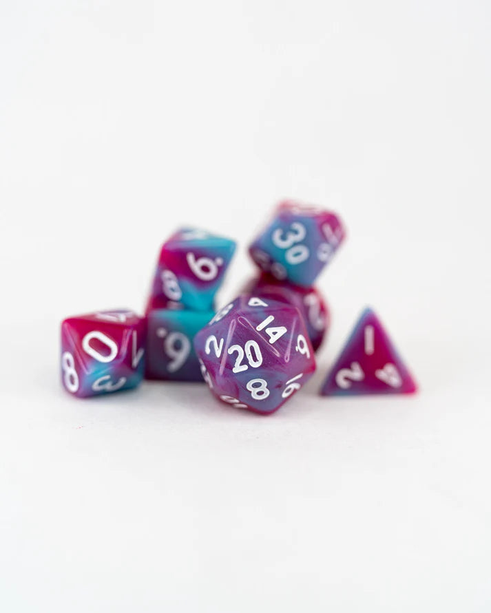 Scanlan's Spice | 7 Piece Mini Acrylic Polyhedral Dice Set | Gear Gaming Fayetteville