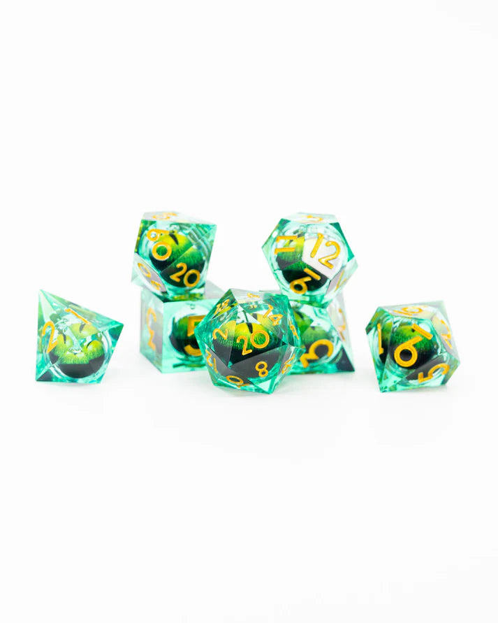 Lochness | Floating Eye Inclusion | 7 Piece Sharp Edge Set | Gear Gaming Fayetteville