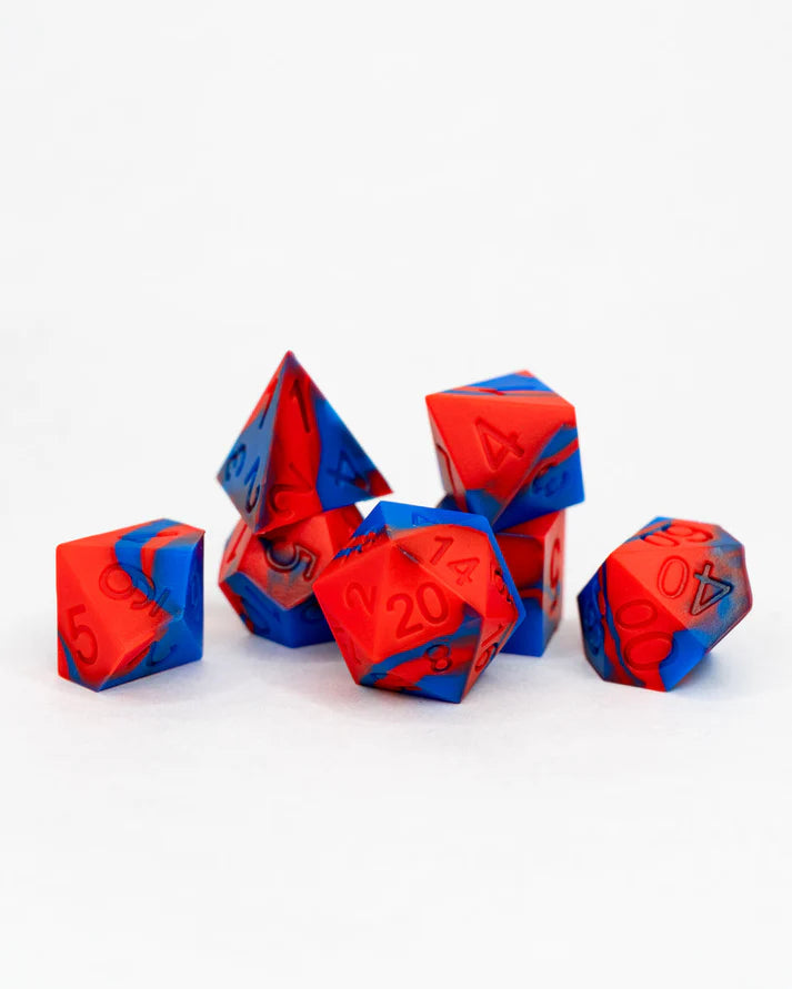 The Captain | 7 Piece Soft Silicone Dice Set | Gear Gaming Fayetteville
