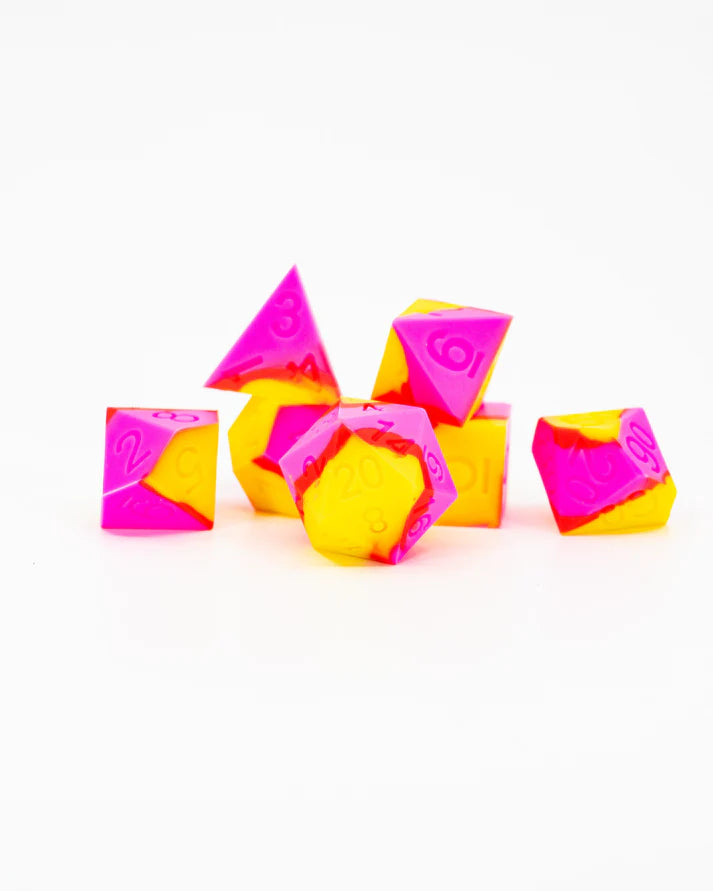 Fluttershy | 7 Piece Soft Silicone Dice Set | Gear Gaming Fayetteville