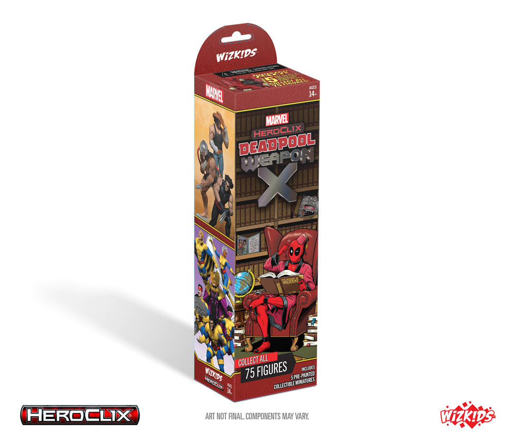 Marvel Heroclix:  Deadpool Weapon X - Booster Box | Gear Gaming Fayetteville