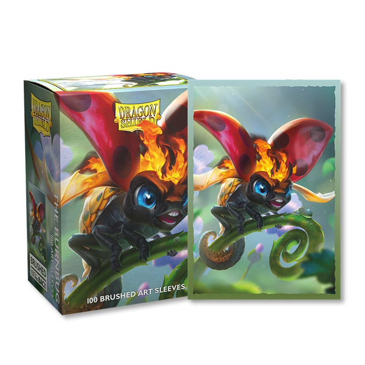 Dragon Shield Brushed Art Sleeves (100ct) The Burnbug | Gear Gaming Fayetteville