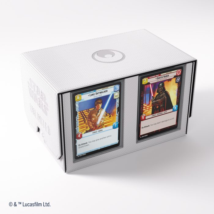 Gamegenic Star Wars Unlimited  Double Deck Pod - White/Black | Gear Gaming Fayetteville