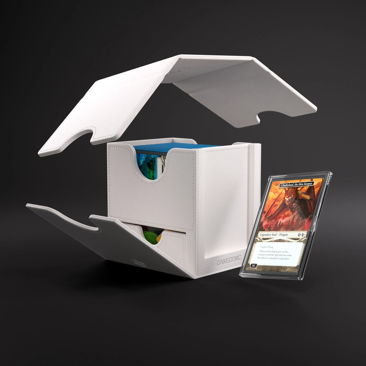 Gamegen!cs Sidekick 100+ XL Convertible Deck Box: White | Gear Gaming Fayetteville