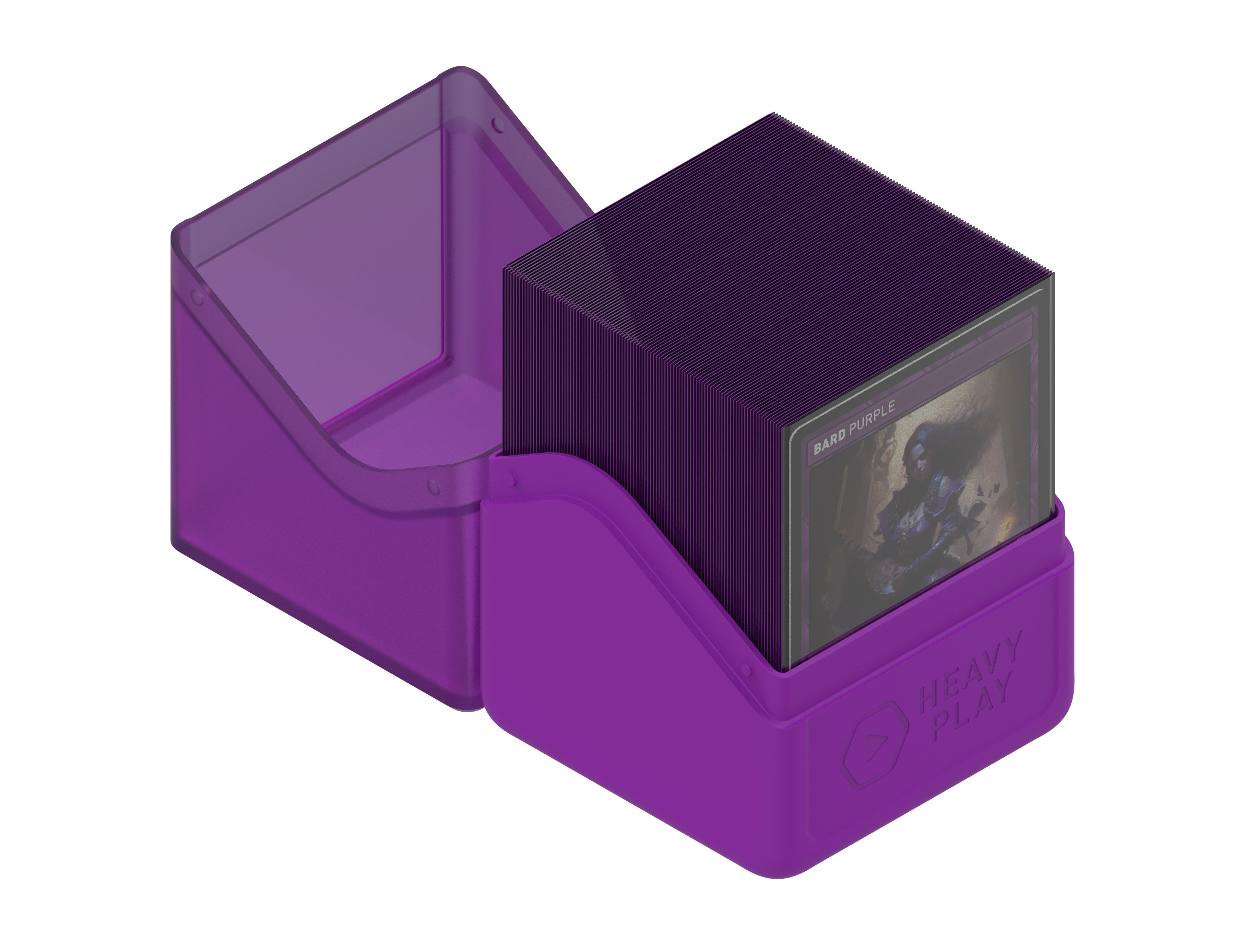 Heavy Play RFG Deck Box 100 Double Sleeved Bard Purple | Gear Gaming Fayetteville