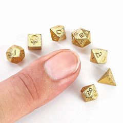 Unseelie Mini RPG Dice Set- Gold | Gear Gaming Fayetteville