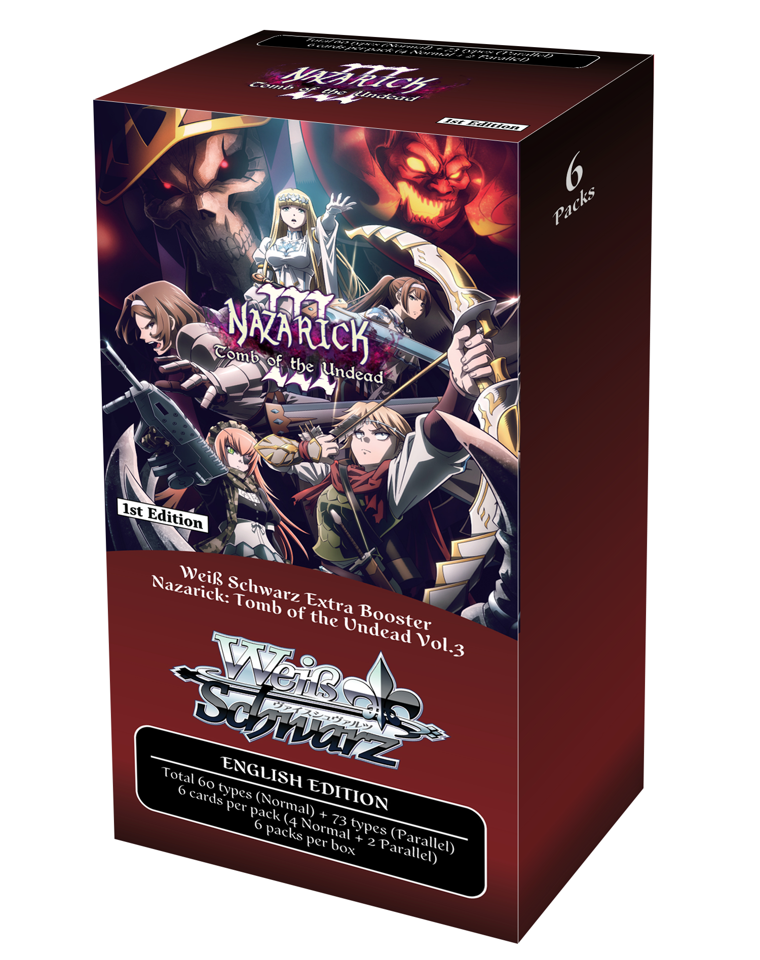 Weiss Schwarz: Extra Booster Nazarick: Tomb of the Undead Vol 3 Booster Display (First Edition) | Gear Gaming Fayetteville