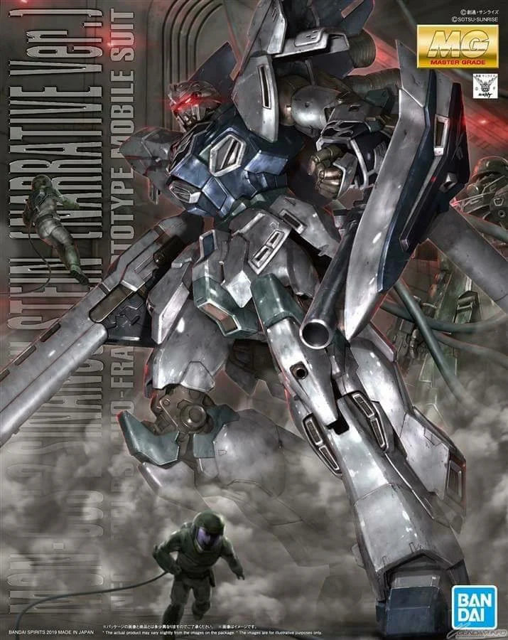 Bandai Namco: MG MSN-06S-2 Sinanju Stein - (Narrative Ver.) Neo Zeon Psycho-Frame Prototype Mobile Suit | Gear Gaming Fayetteville