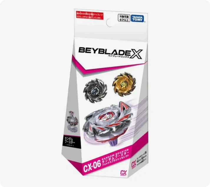 Takara Tomy Beyblade X CX-06 FoxBrush J9-70GR Random Booster Select | Gear Gaming Fayetteville